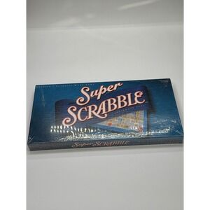 Super Scrabble Crossword Game America's Favorite Word Game New Sealed Vintage